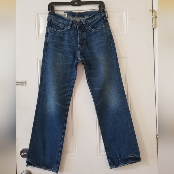 Abercrombie & Fitch Men's Jeans Blue Size 16 - Picture 7 of 14